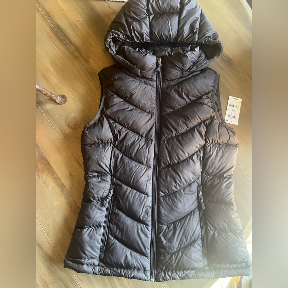 Charter Club Brown Quilted Puffer Vest